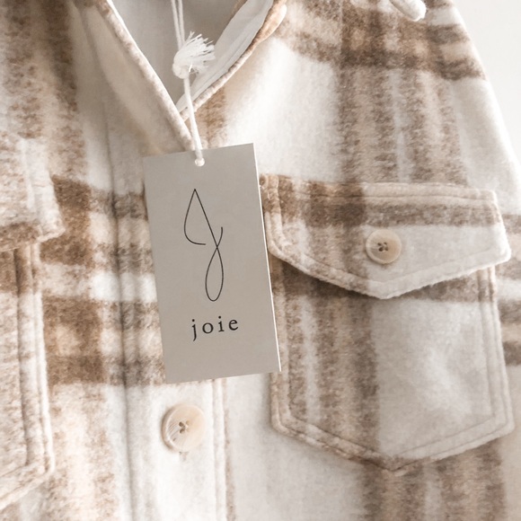 Joie Jackets & Blazers - Plaid Shacket